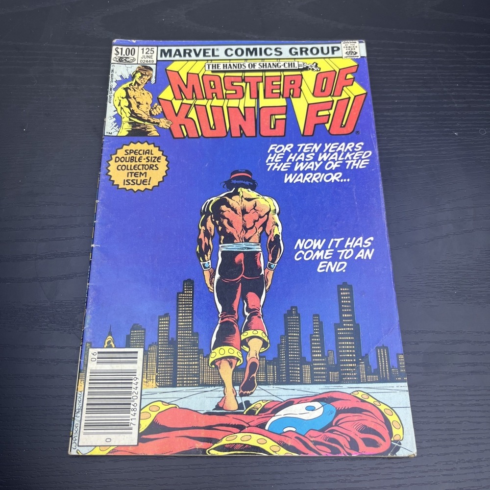 1974 Marvel Comics Shang-Chi‎ Master Of Kung Fu #125 June Comic Book